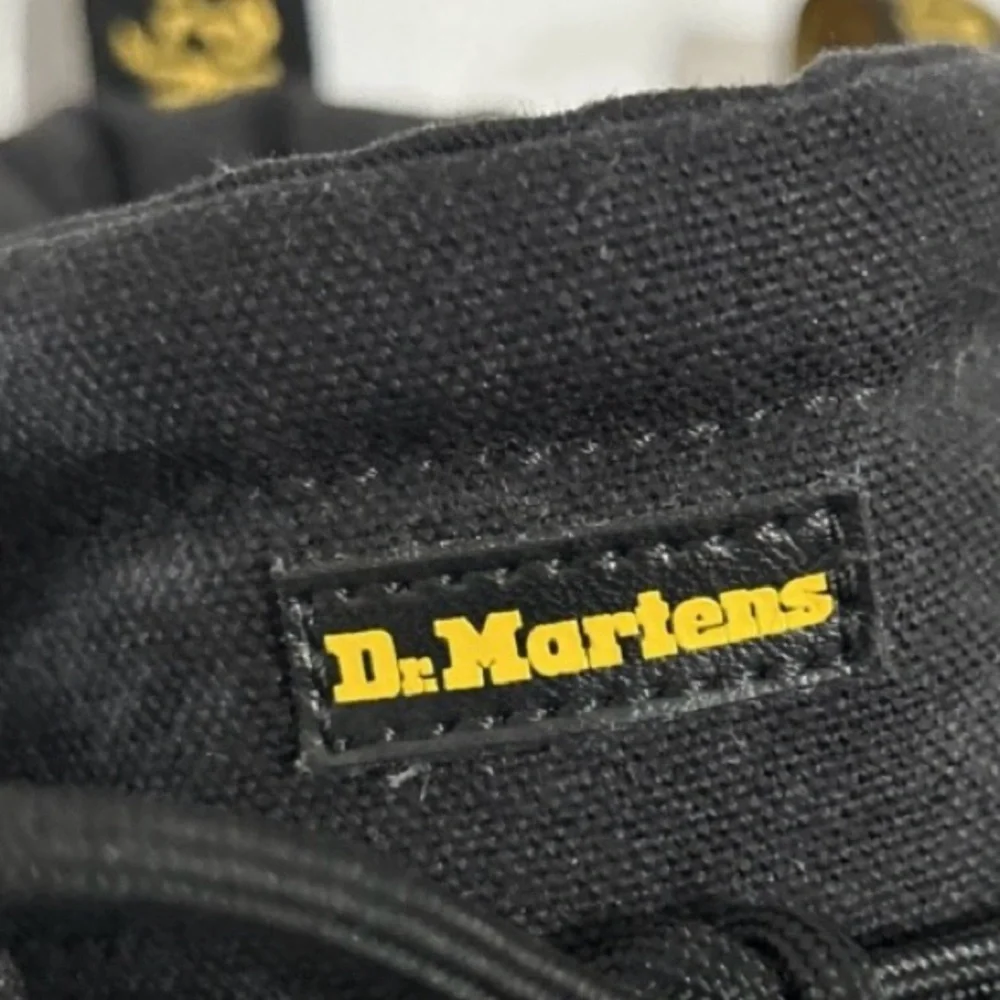 Dr Martens Docs Allana Black Canvas High Top Sneakers Boots Shoes-Womens 7 - Picture 4 of 9